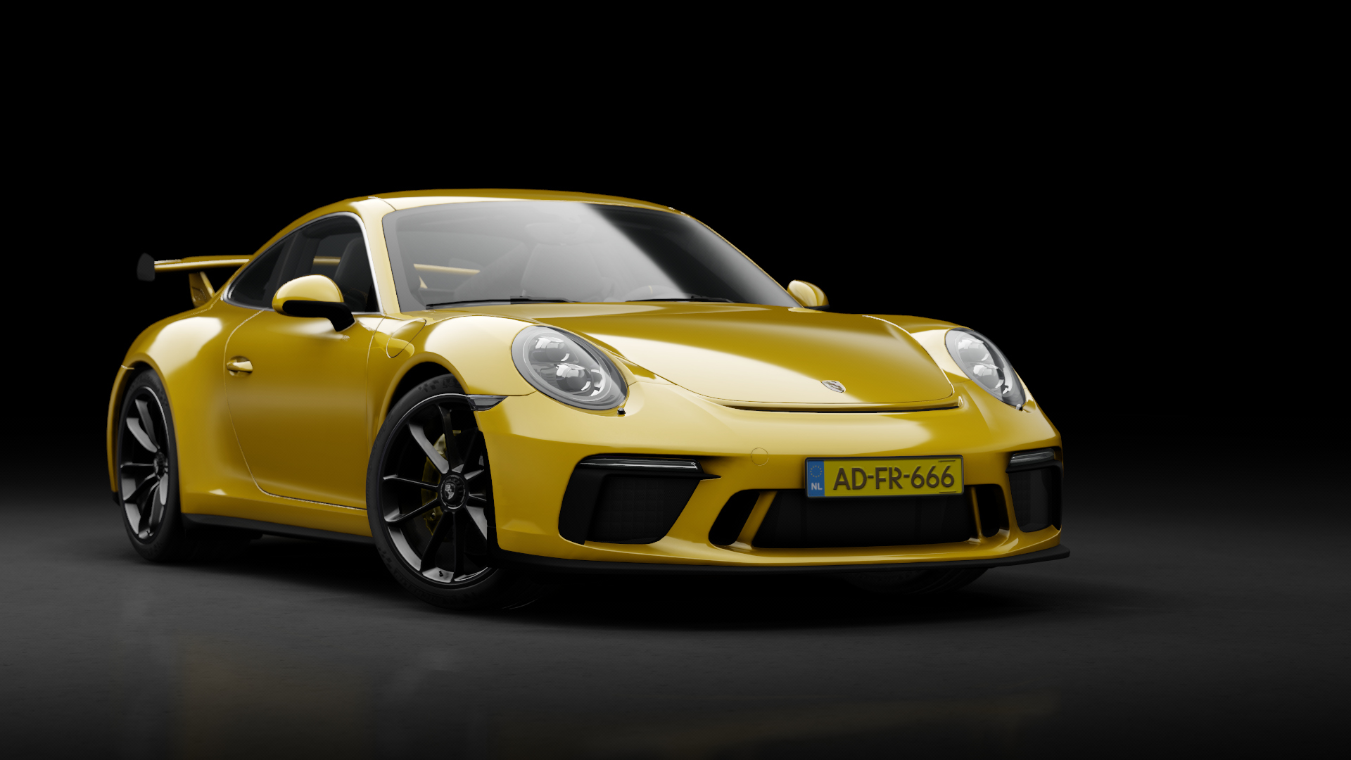 Porsche 911 GT3 (991.2) Manual, skin 00_racing_yellow