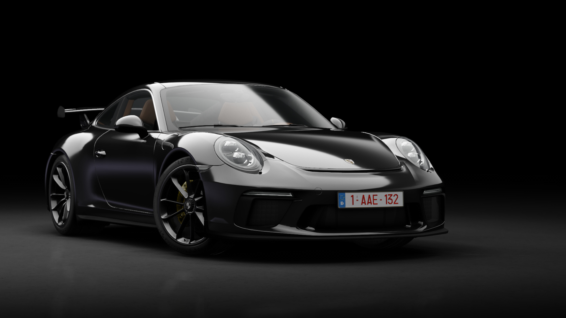 Porsche 911 GT3 (991.2) Manual, skin 01_Jet_Black_Metalic