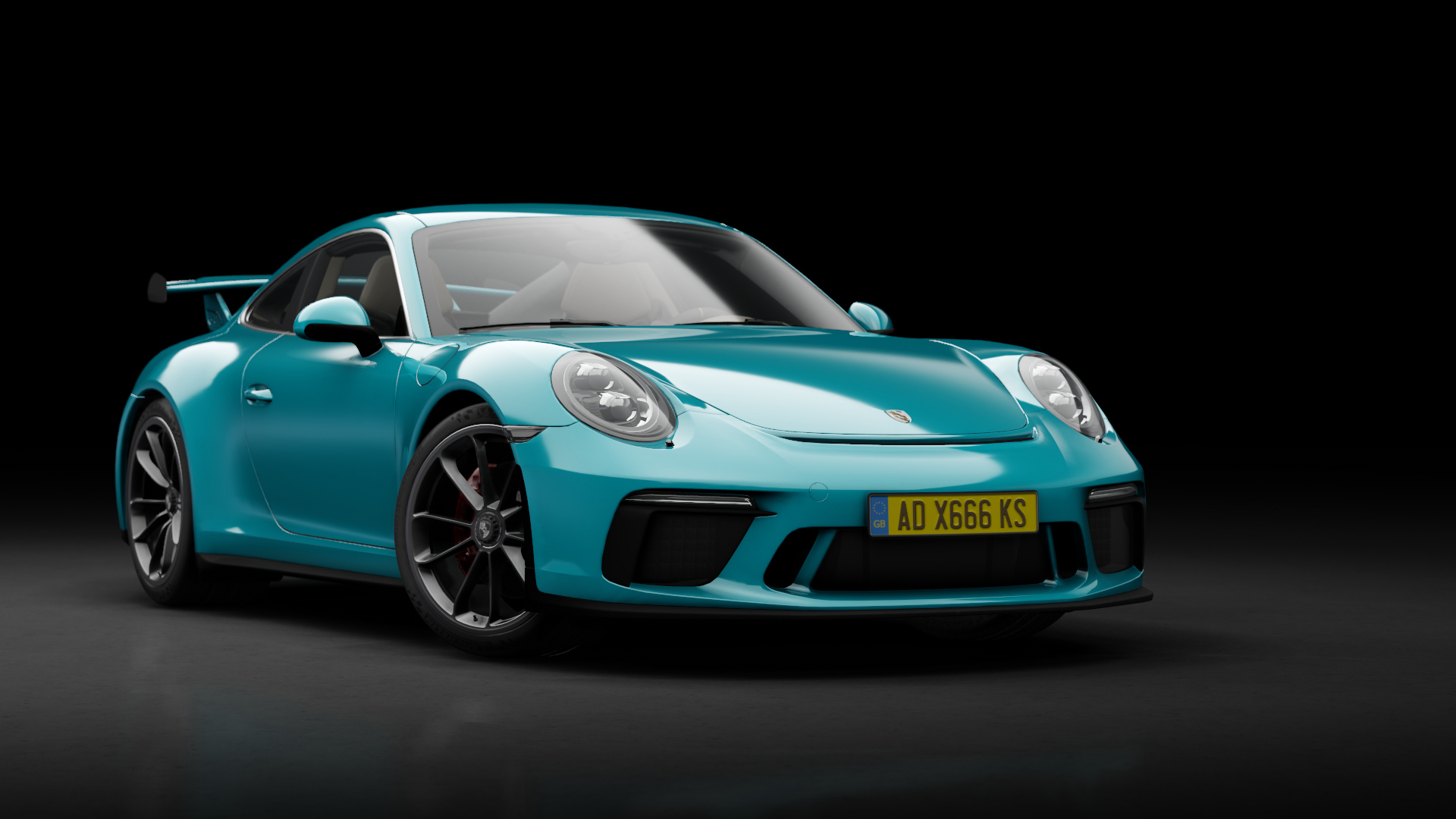 Porsche 911 GT3 (991.2) Manual, skin 02_Miami_Blue