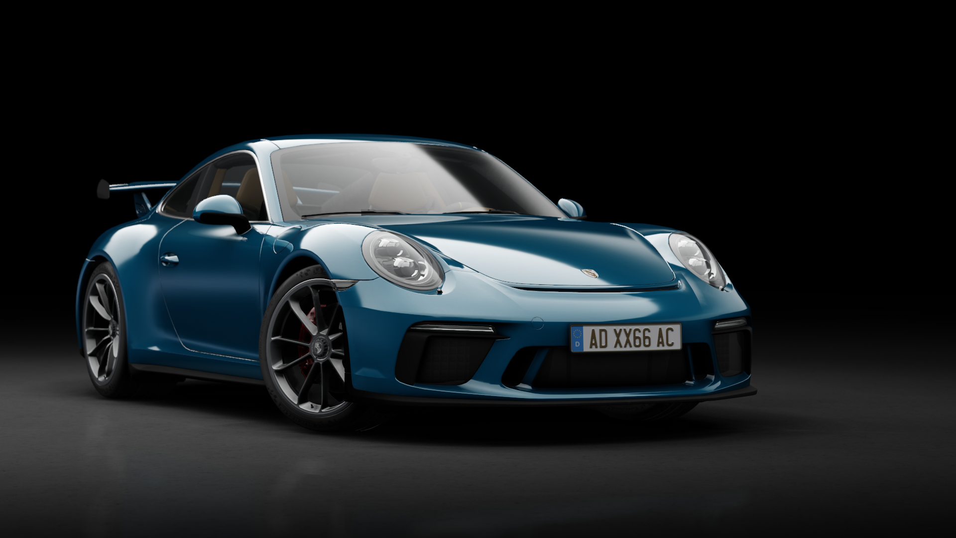 Porsche 911 GT3 (991.2) Manual, skin 03_blue_ocean_silver_metalic
