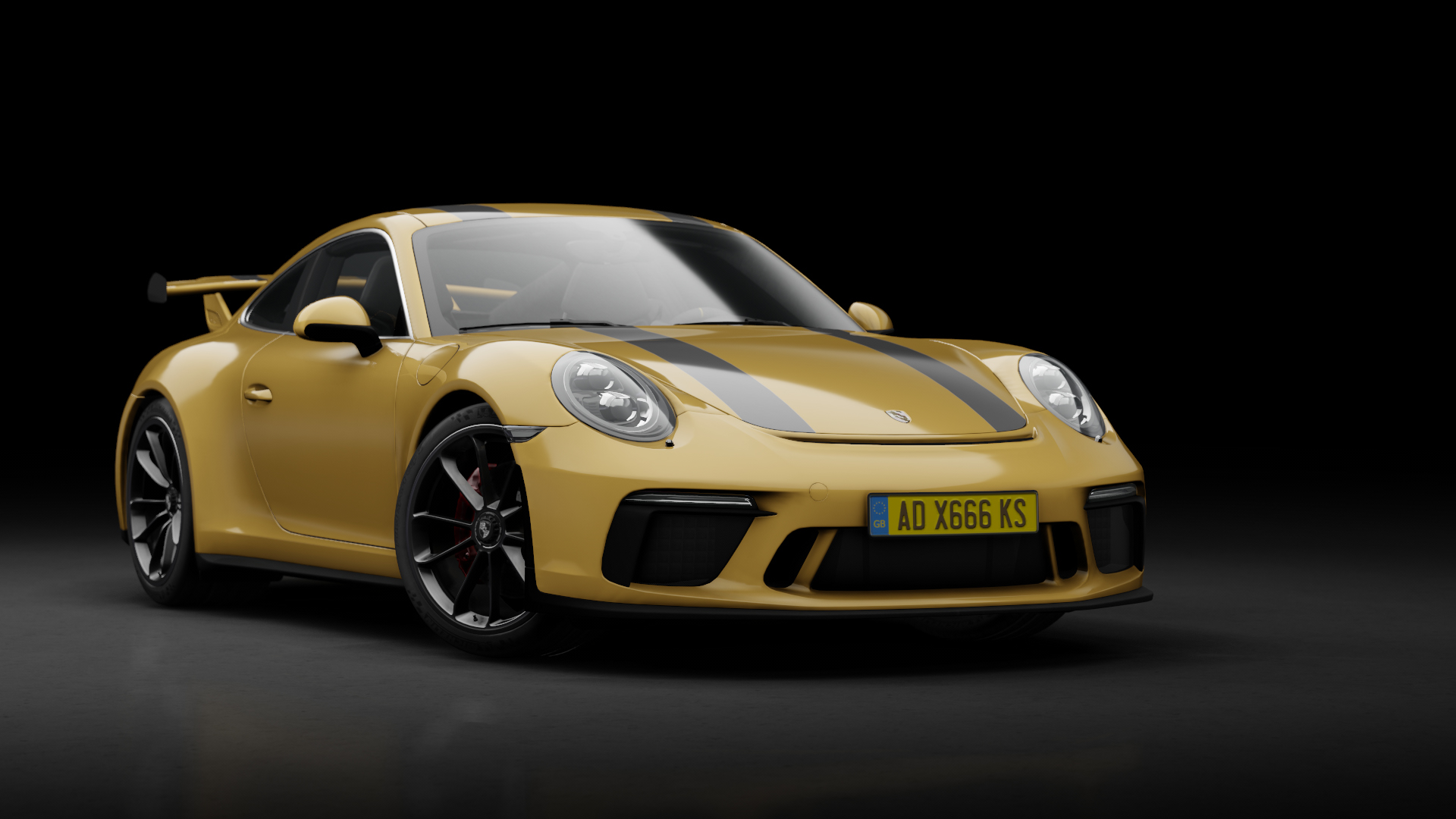 Porsche 911 GT3 (991.2) Manual, skin 04_AD_yellow
