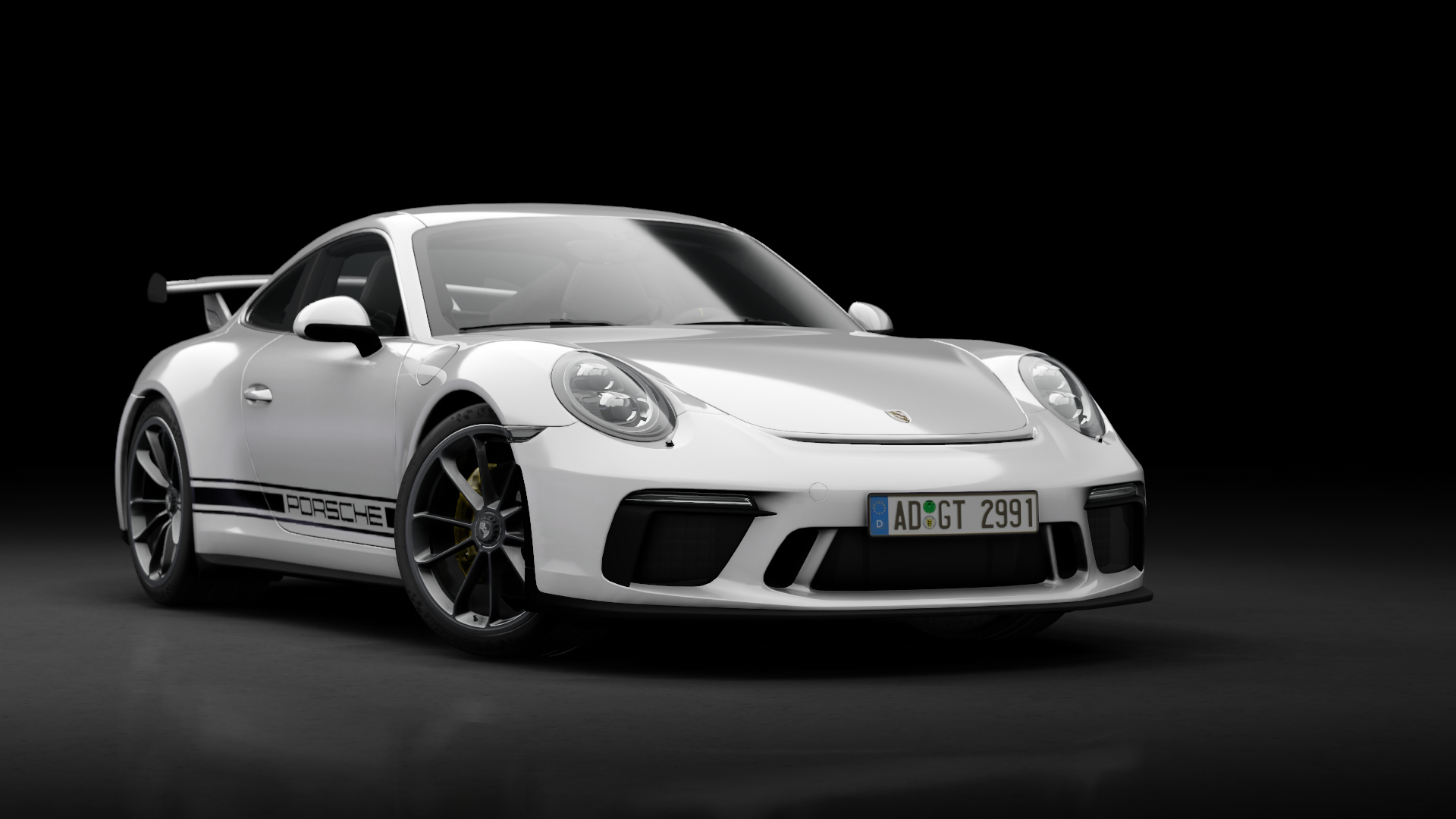 Porsche 911 GT3 (991.2) Manual, skin 05_Carrara_White