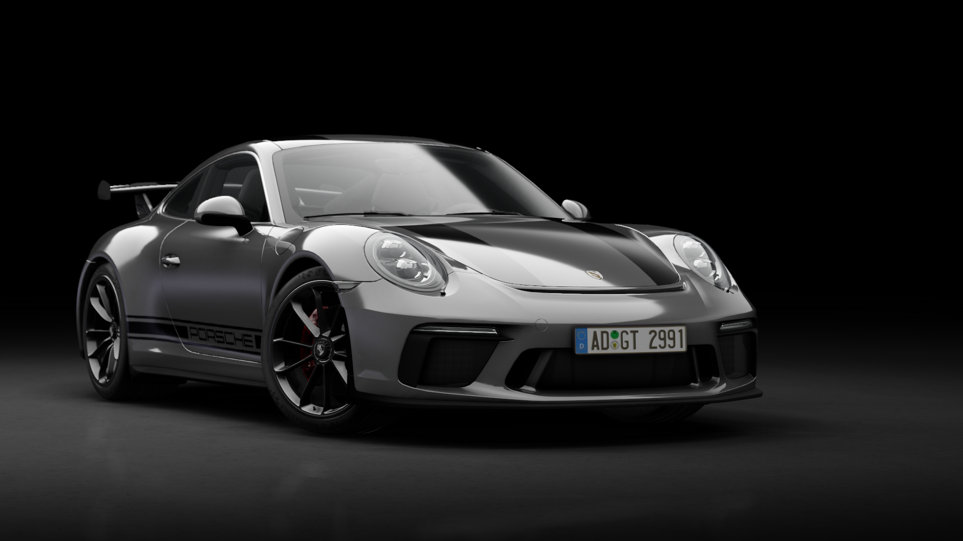Porsche 911 GT3 (991.2) Manual, skin 05_Carrara_White_Silver_Rims