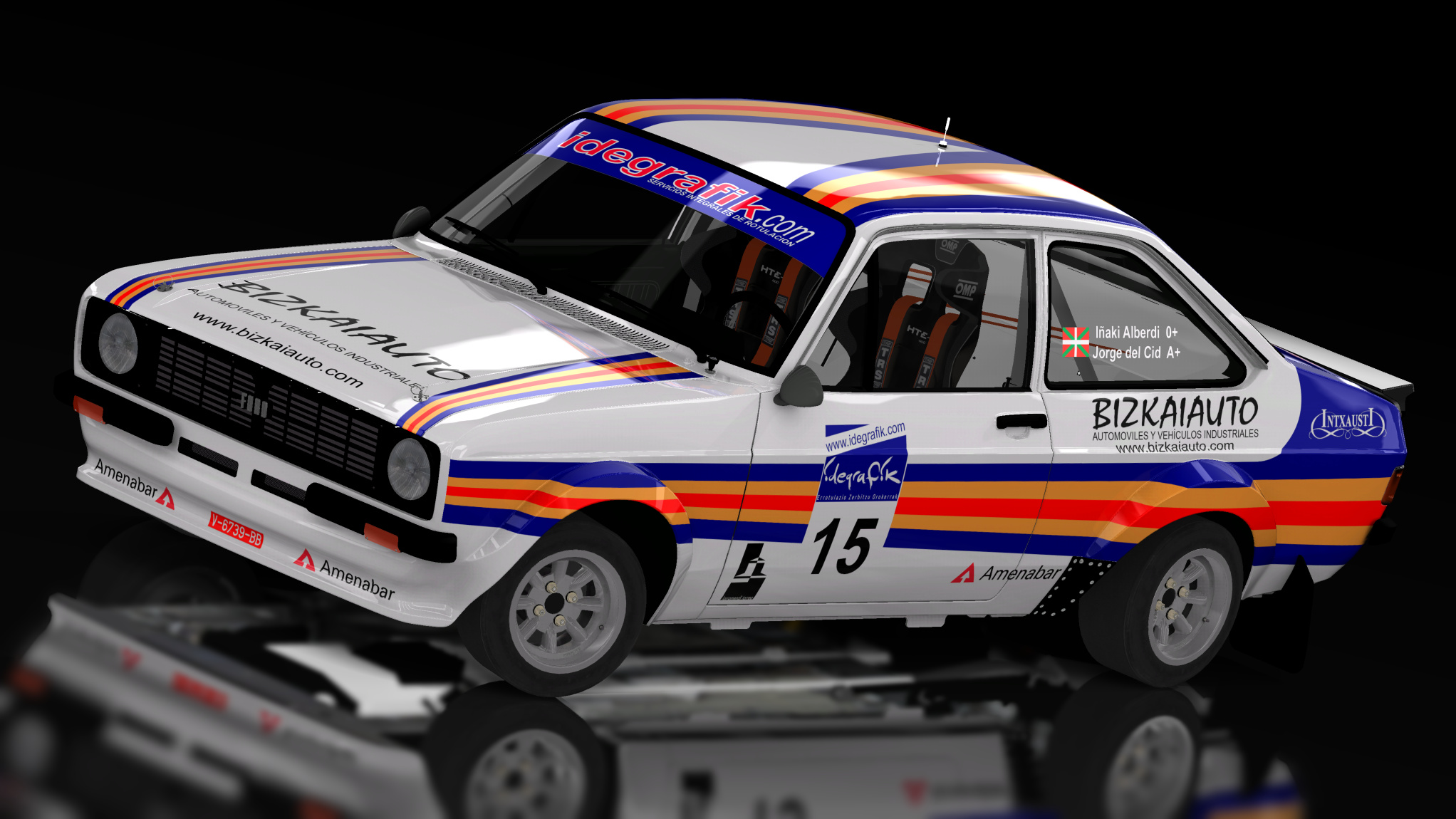 Ford Escort MK II BDG Gr.4, skin Iñaki Alberdi - Rallysprint Gabiria 2010 by Ioritz Ribur