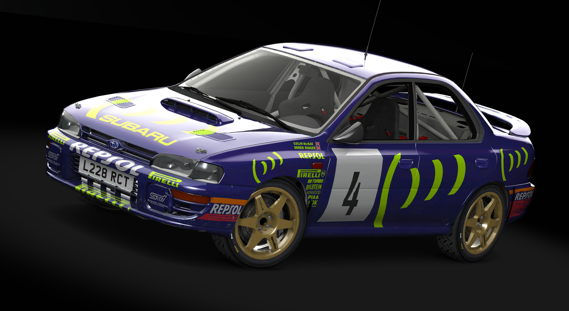 Subaru Impreza GC8 555 (S3) Gr.A, skin McRae