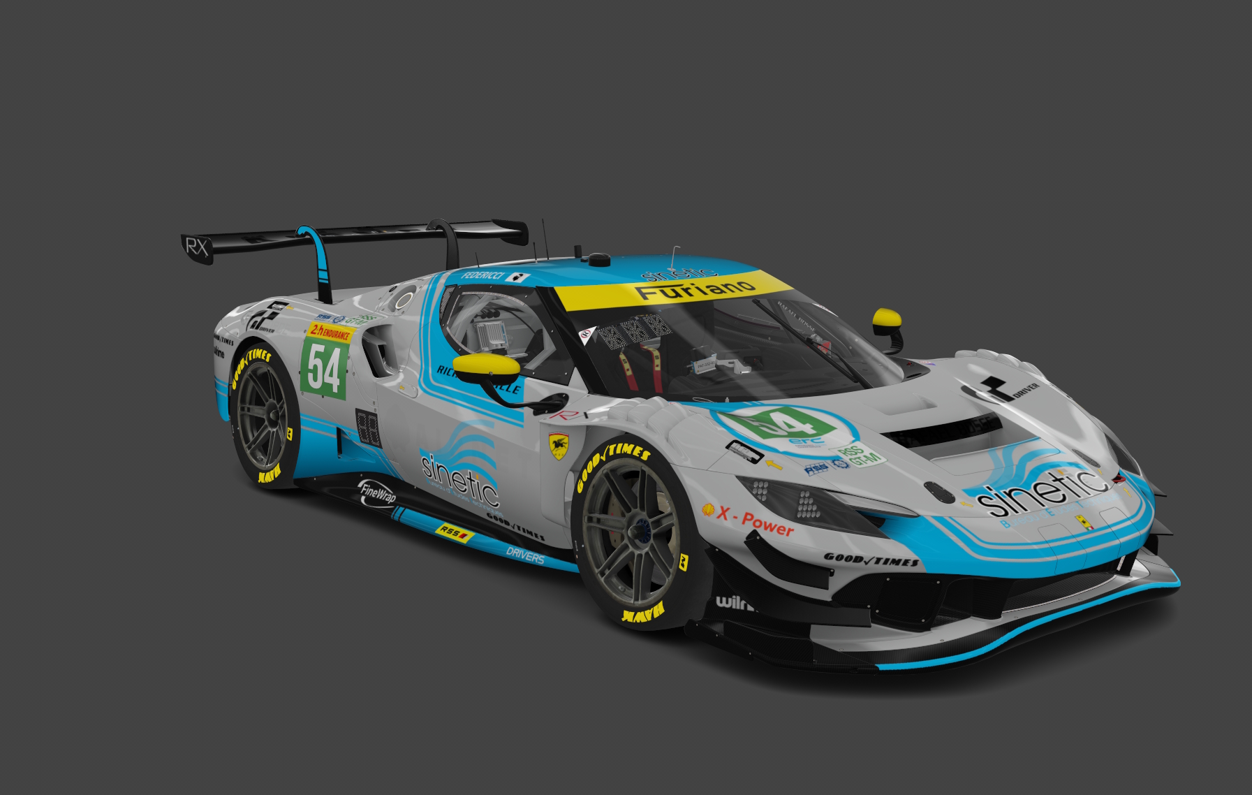 GT-M Furiano 96 V6, skin 00_silver_54 - SINETIC