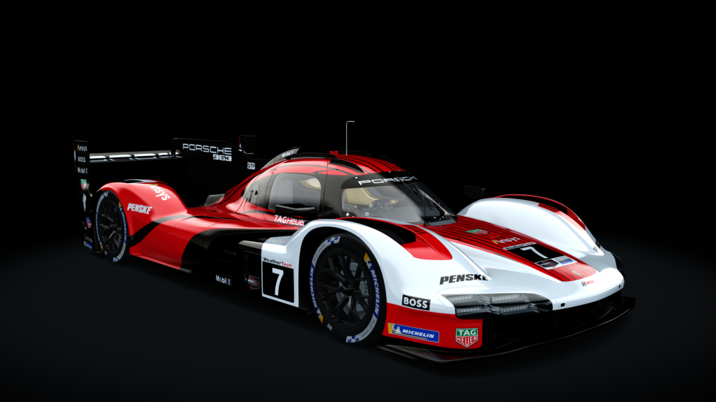 Porsche 963, skin 2023 #7 Penske Motorsports IMSA
