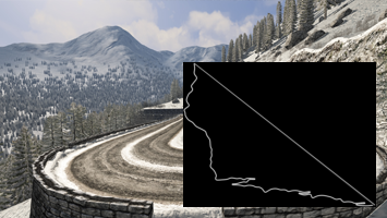 PROVENCE ALPS, layout downhill_winter