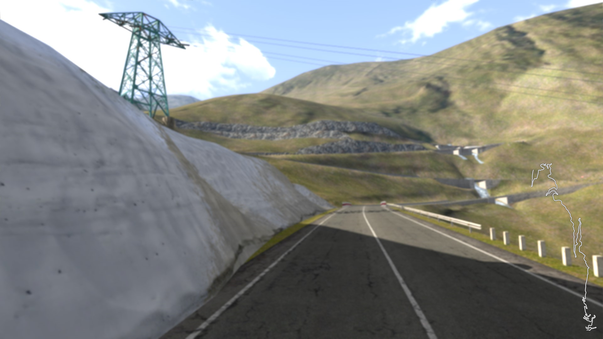 Transfagarasan, layout tn-th