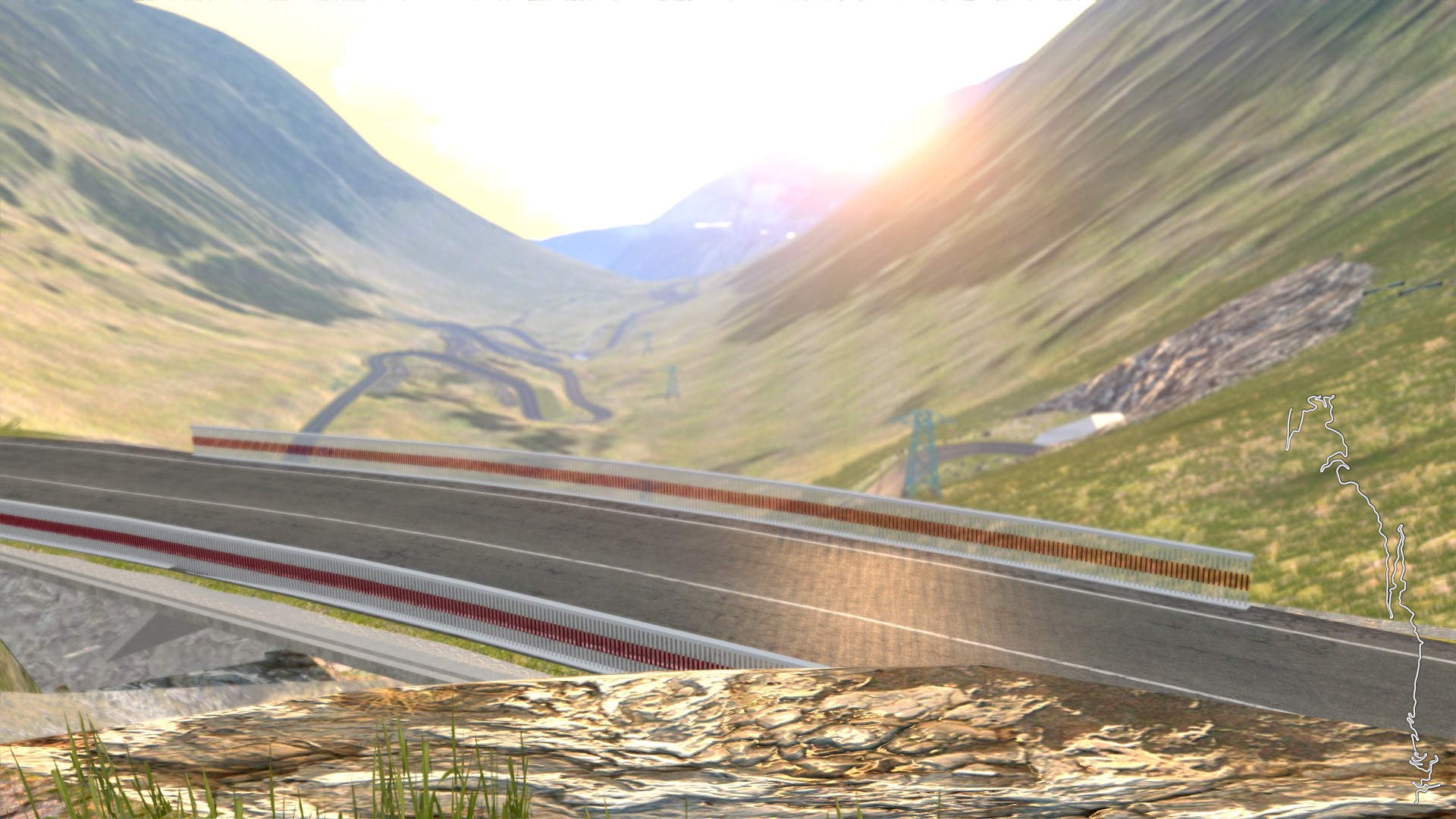 Transfagarasan, layout traffic_hc_slow