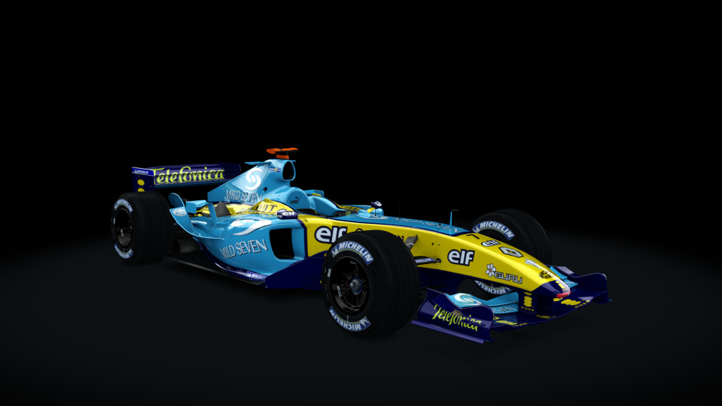 Ferrari F2004, skin Renault_Trulli