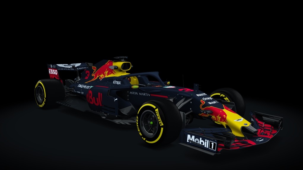 Formula Hybrid 2018, skin Red_Bull_Ricciardo_3