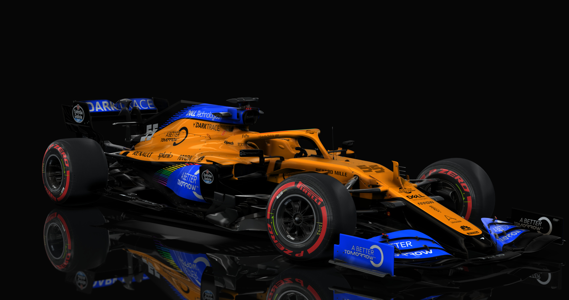 Formula Hybrid 2020, skin g_55_McLaren_MCL35