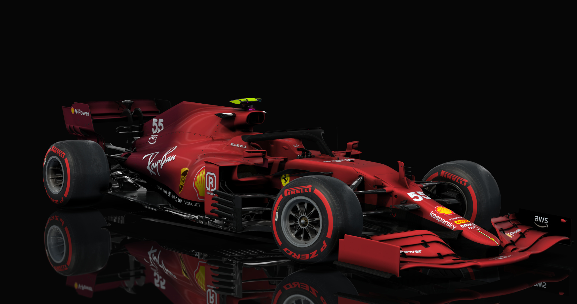 Formula Hybrid 2021, skin f_55_Scuderia_Ferrari_SF21