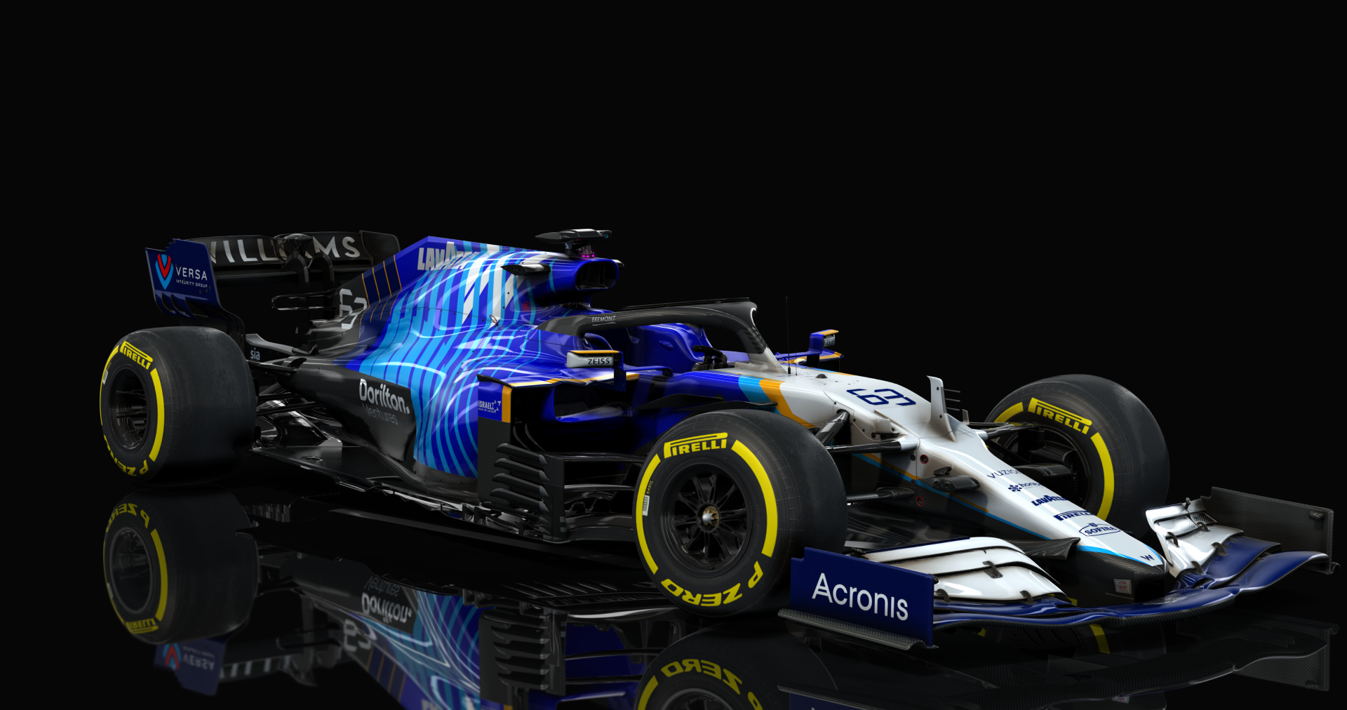 Formula Hybrid 2021, skin o_63_Williams_Racing_FW43B