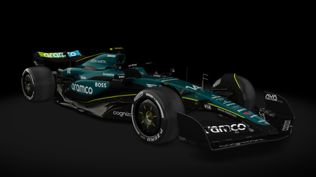 VRC Formula Alpha 2023 (CSP), skin AMR24_Alonso