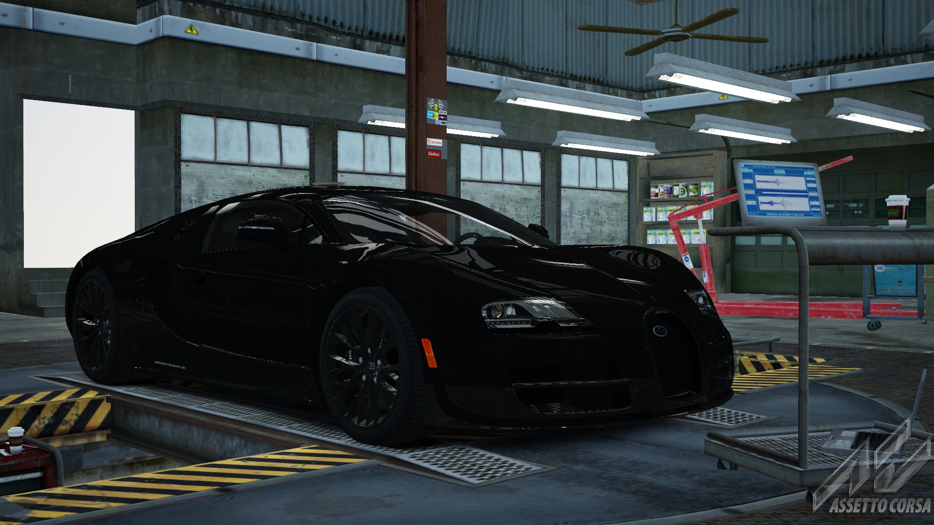 Bugatti Veyron Super Sport, skin black