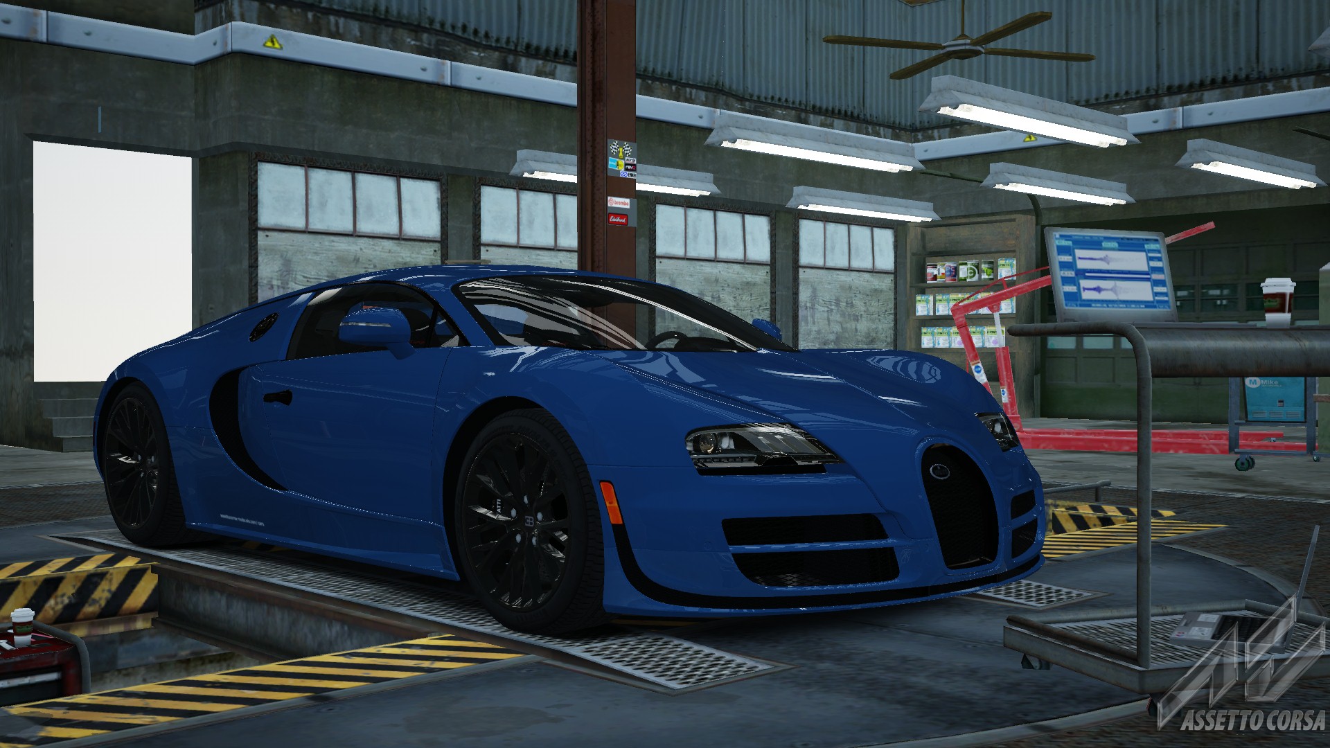 Bugatti Veyron Super Sport, skin bluesolid