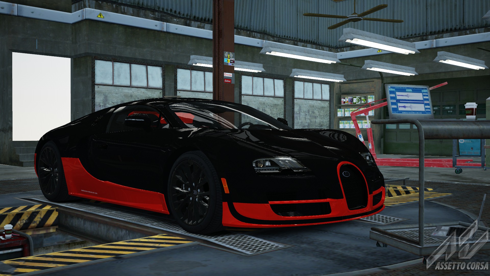 Bugatti Veyron Super Sport, skin red