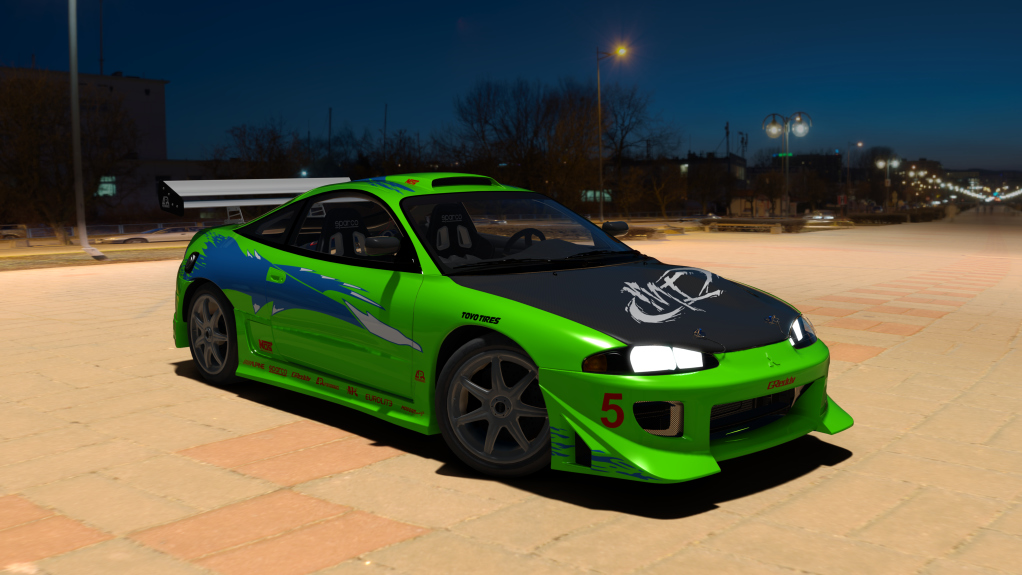 The Fast and the Furious Mitsubishi Eclipse, skin default