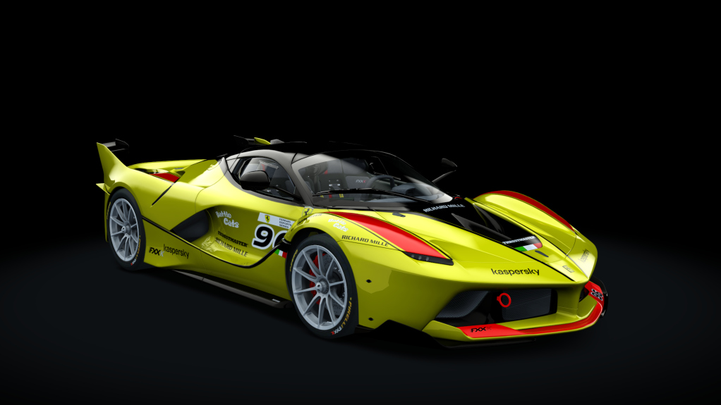 Ferrari FXX K, skin fes_2021_96_yellow