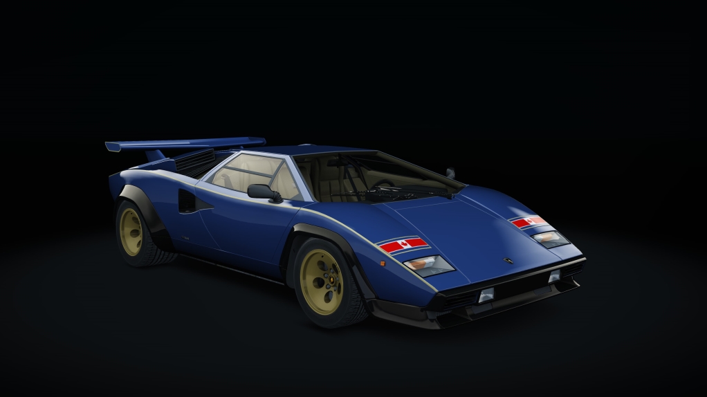 Lamborghini Countach, skin WalterWolf_blue