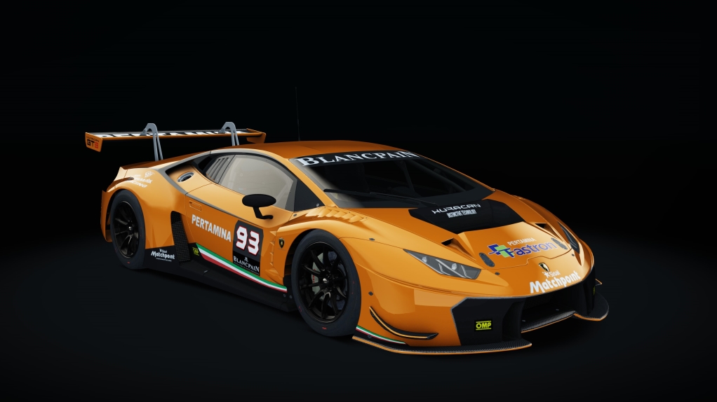 Lamborghini Huracan GT3, skin Racing_Orange