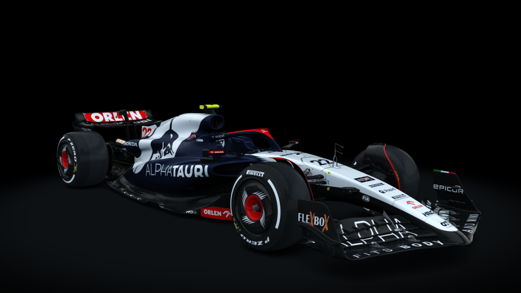 F12023 ESR V10, skin AT04_22_Tsunoda