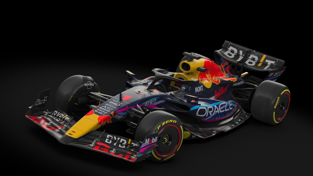 F12023 ESR S9 V10, skin RB19_Miami_1_Verstappen