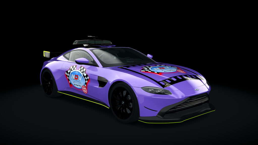 Aston Martin Vantage safety car 2021, skin Nov' Angel Race TV