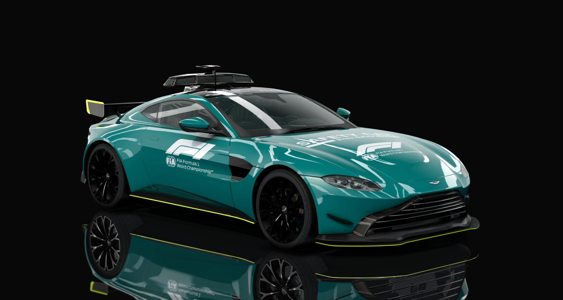 Aston Martin Vantage safety car Nov'Angel, skin F1