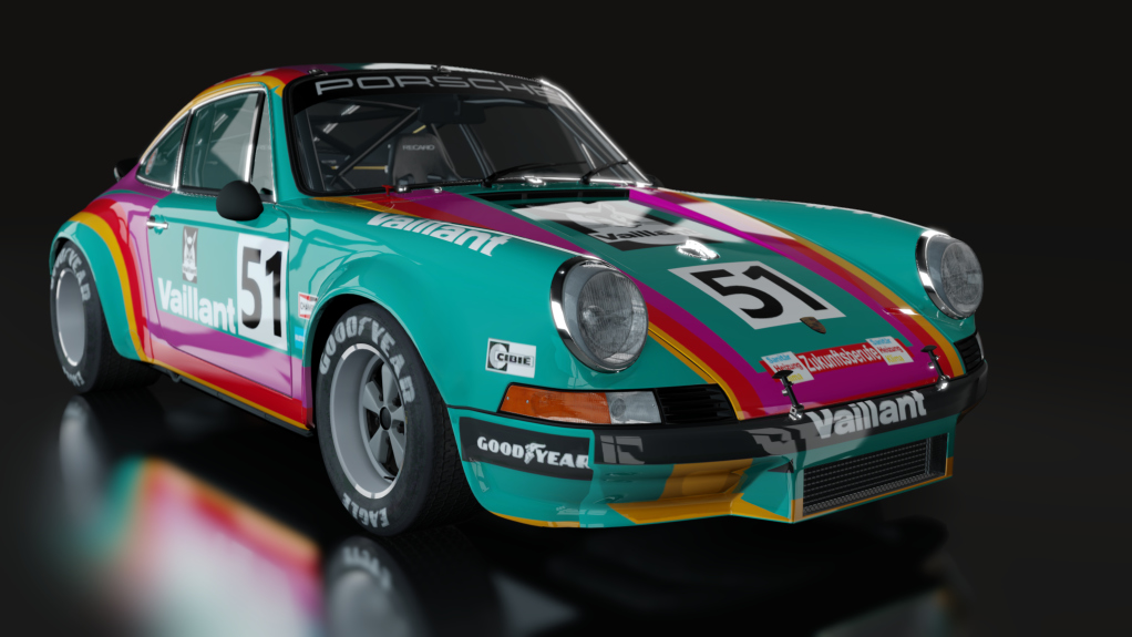 Porsche 911 RSR 1973, skin 51_Vaillant