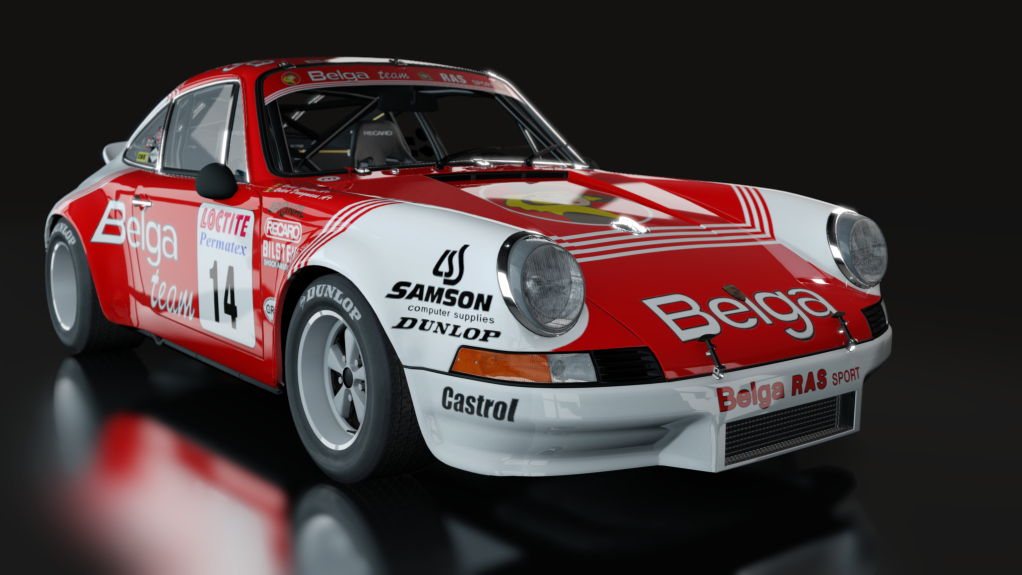 Porsche 911 RSR 1973, skin Belga_14