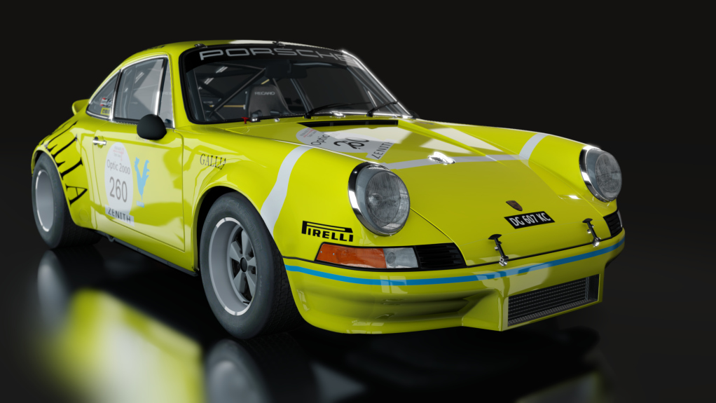 Porsche 911 RSR 1973, skin GALLIA