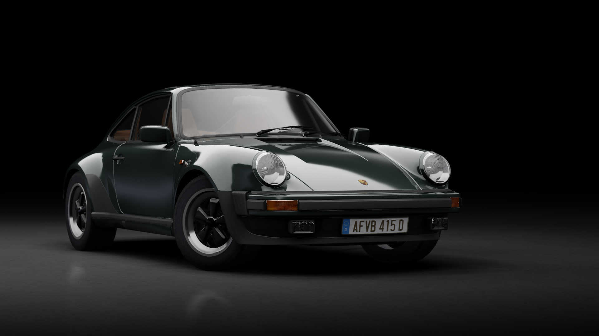 Porsche 911 (930) Carrera 3.2 "turbolook" 1984, skin 01_moosgrun_metallic