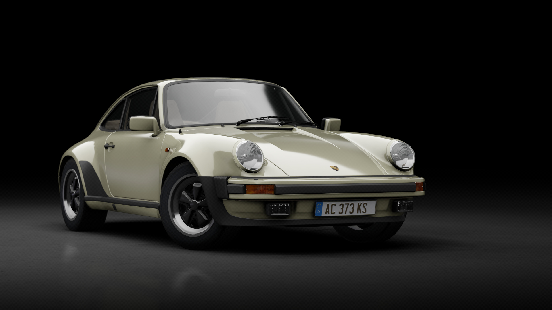 Porsche 911 (930) Carrera 3.2 "turbolook" 1984, skin 03_platinum_metallic