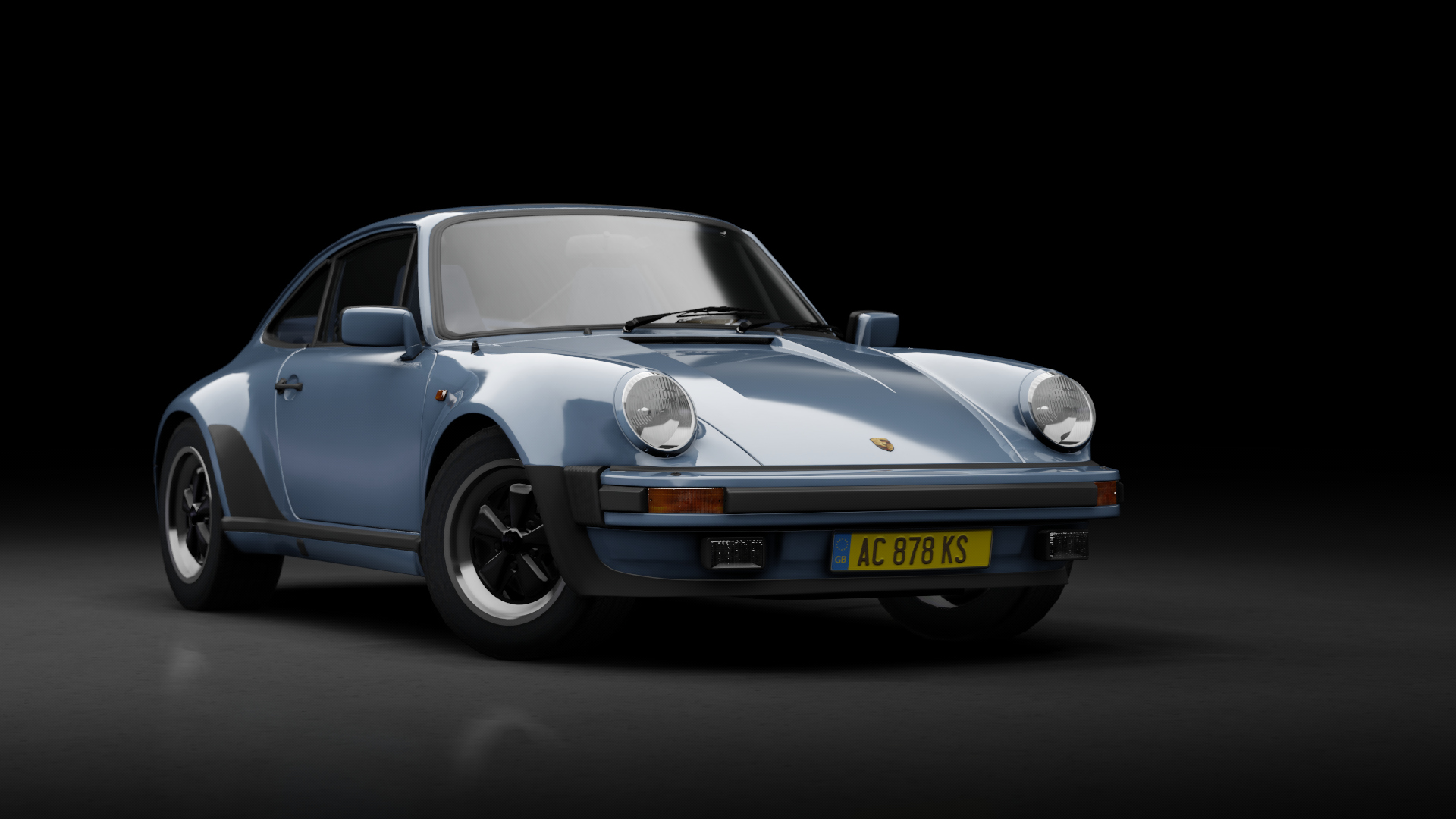 Porsche 911 (930) Carrera 3.2 "turbolook" 1984, skin 04_schieferblau_metallic