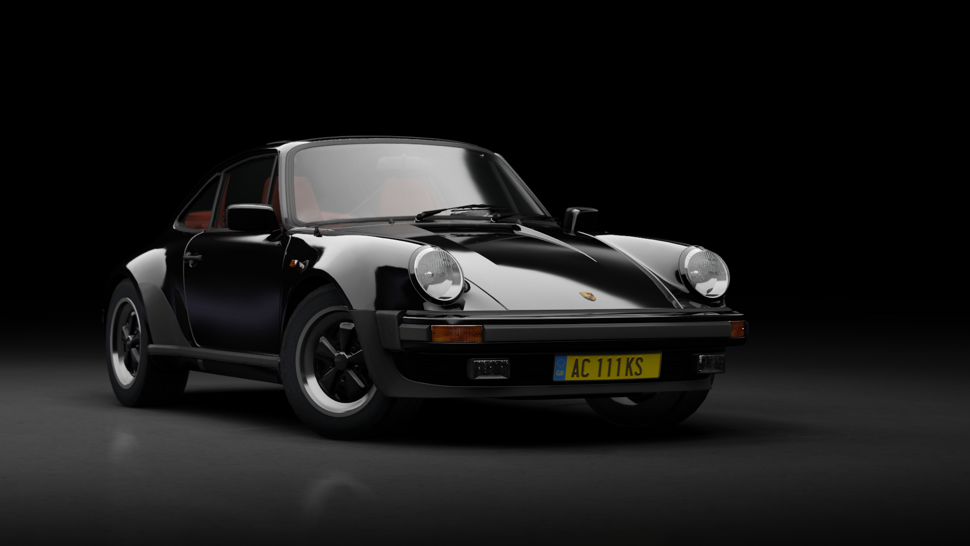 Porsche 911 (930) Carrera 3.2 "turbolook" 1984, skin 06_schwarz