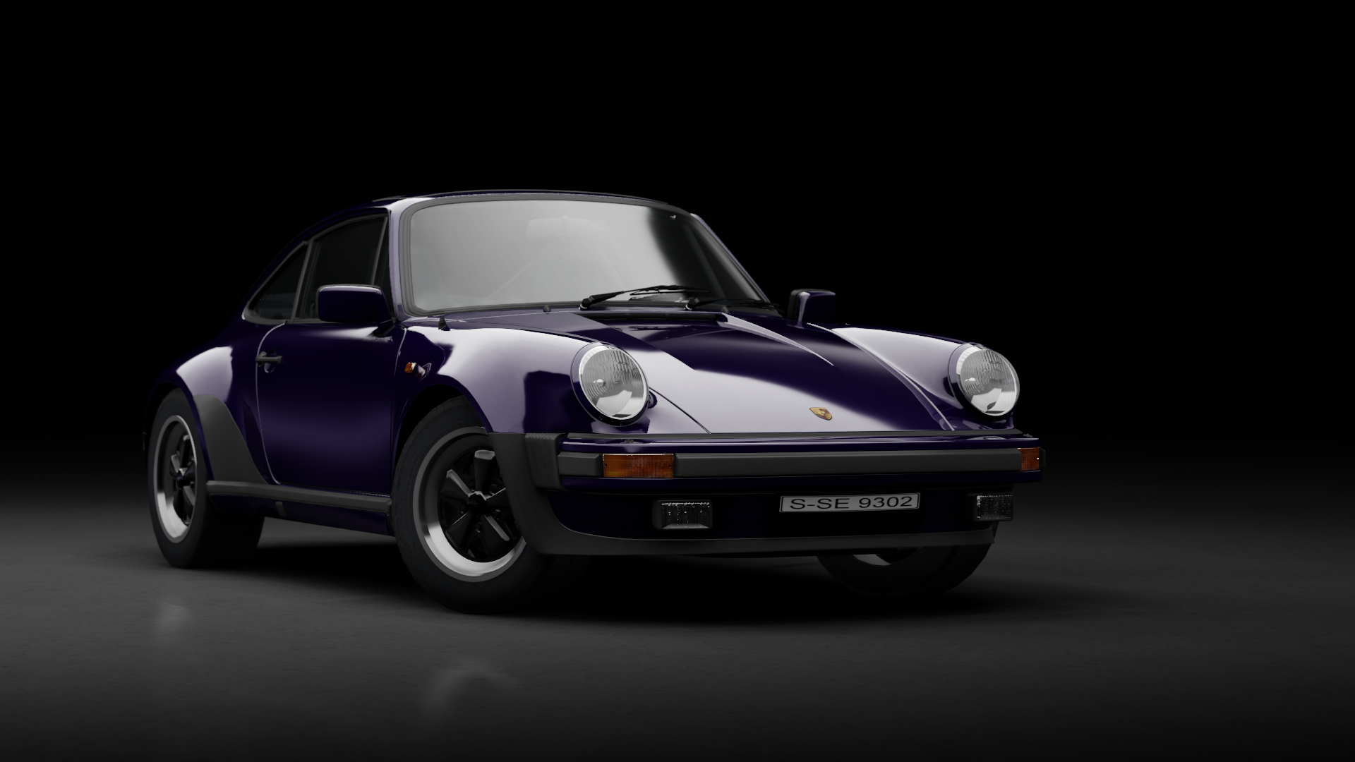 Porsche 911 (930) Carrera 3.2 "turbolook" 1984, skin 15_montegoschwarz_metallic