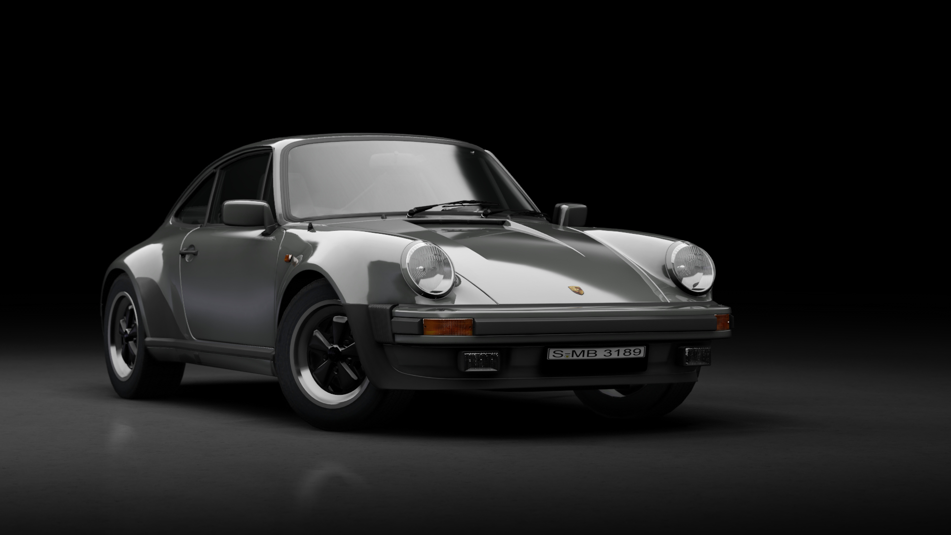 Porsche 911 (930) Carrera 3.2 "turbolook" 1984, skin 16_geminigrau_metallic