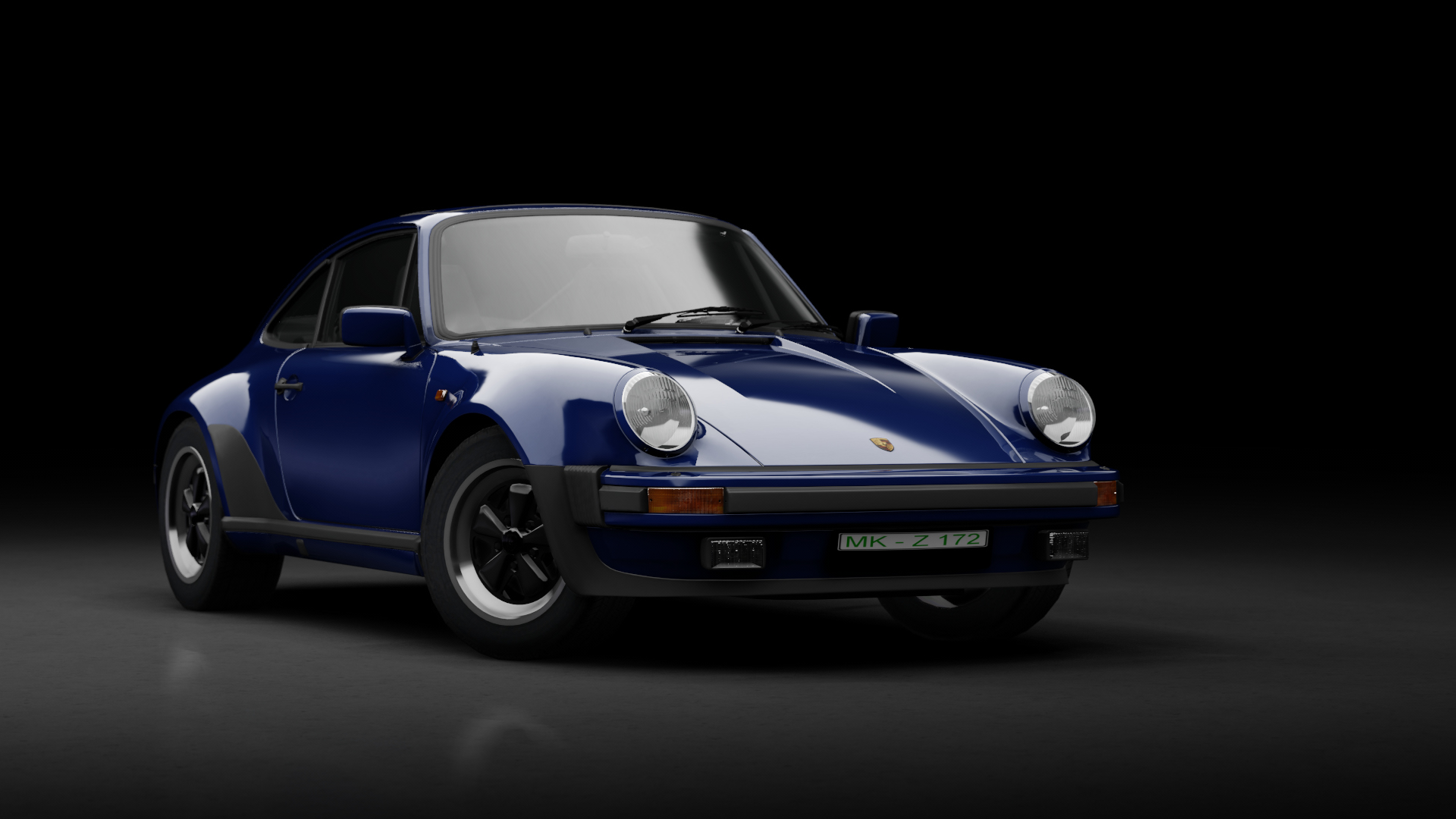 Porsche 911 (930) Carrera 3.2 "turbolook" 1984, skin azurite_blau