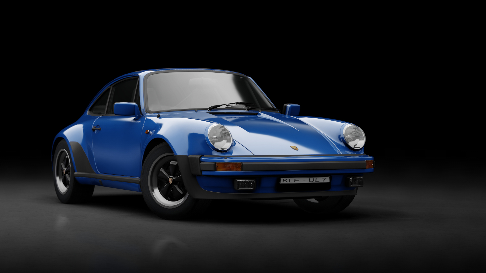 Porsche 911 (930) Carrera 3.2 "turbolook" 1984, skin cobalt_blau