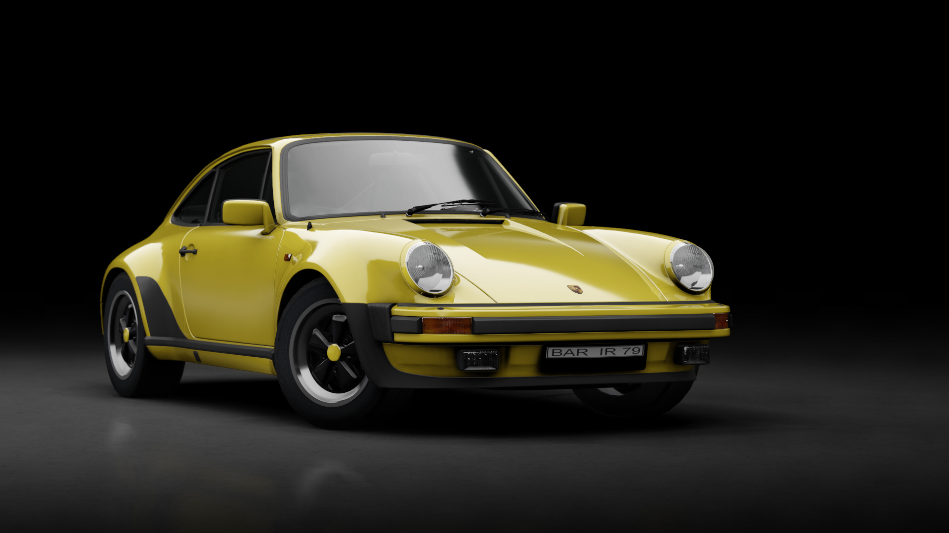 Porsche 911 (930) Carrera 3.2 "turbolook" 1984, skin lemon_gelb