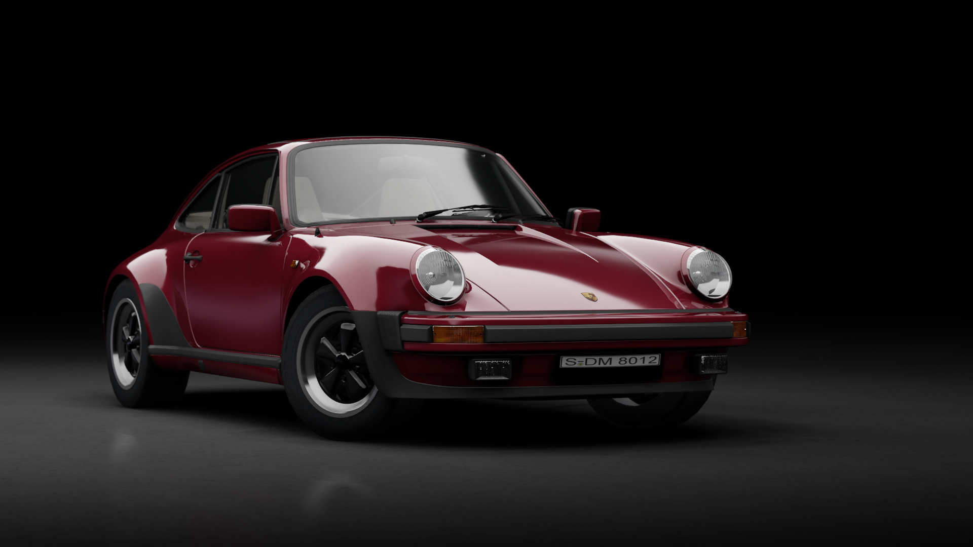 Porsche 911 (930) Carrera 3.2 "turbolook" 1984, skin maraschinorot