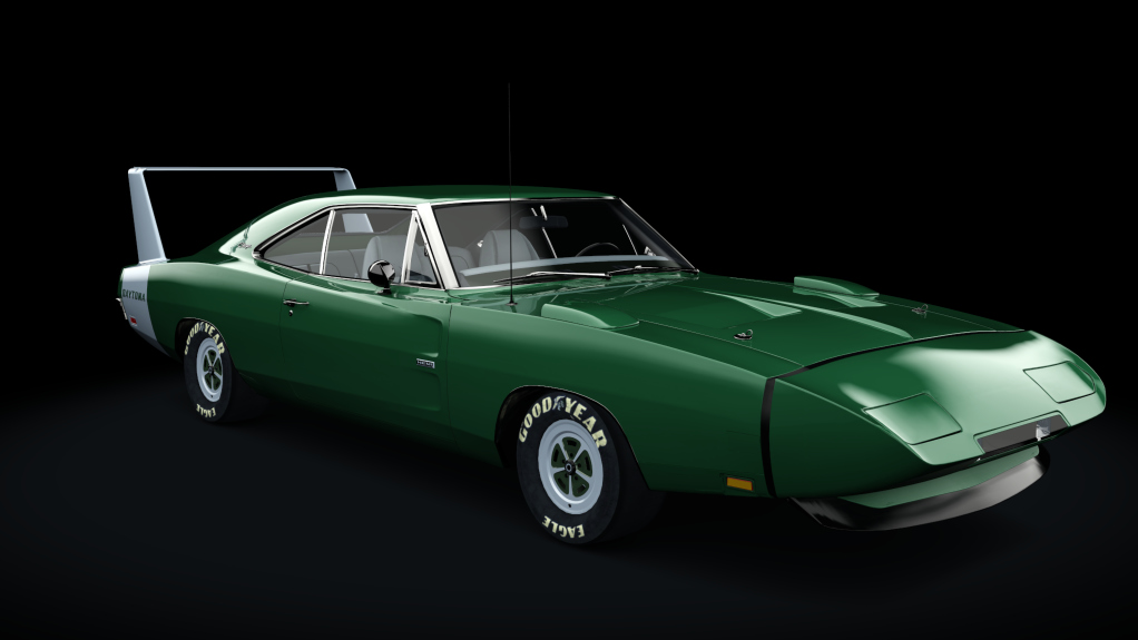 Dodge Charger Daytona (1969), skin 03_rallye_green