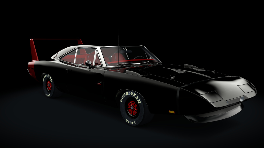Dodge Charger Daytona (1969), skin blz_blackred
