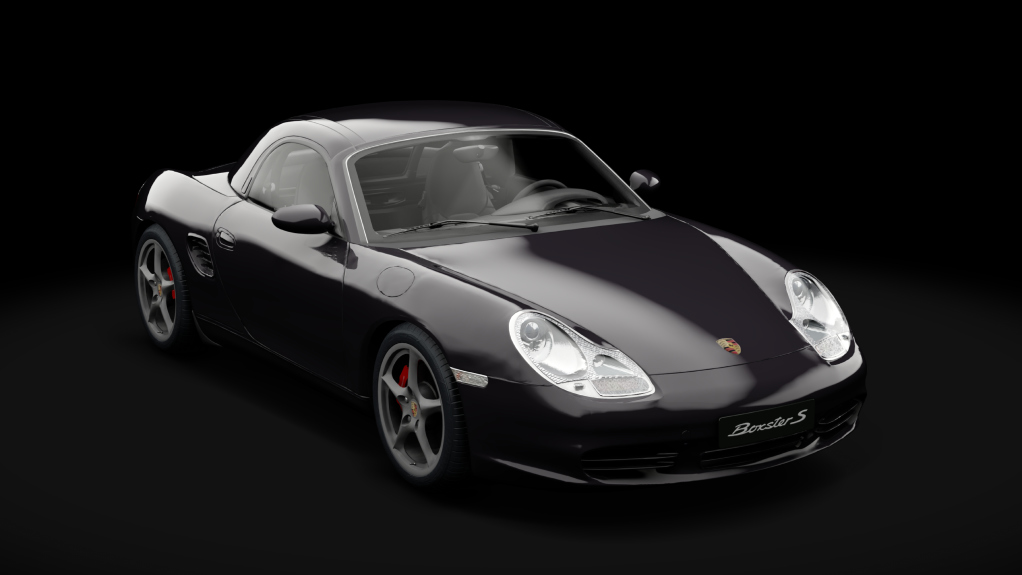 Porsche Boxster 2003, skin Basalt Black Metallic
