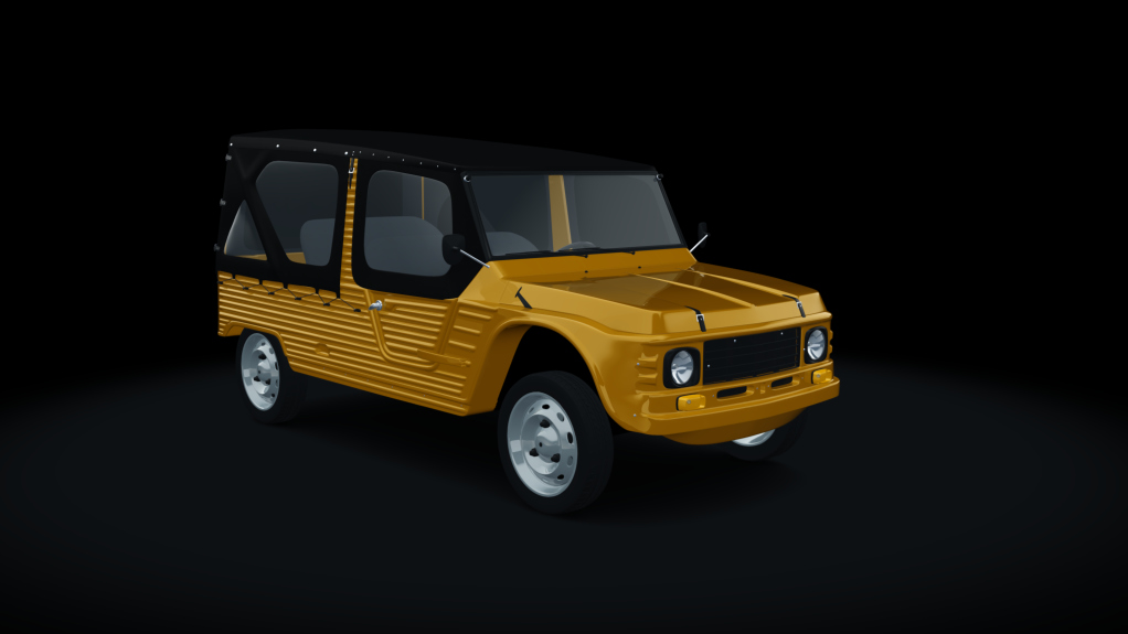 Citroen Mehari, skin mandarine