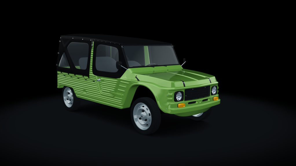 Citroen Mehari, skin vert_palmeraie