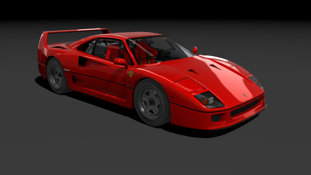 Ferrari F40 '92, skin 02_rosso_corsa